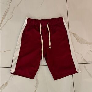 Red and White Athletic Shorts